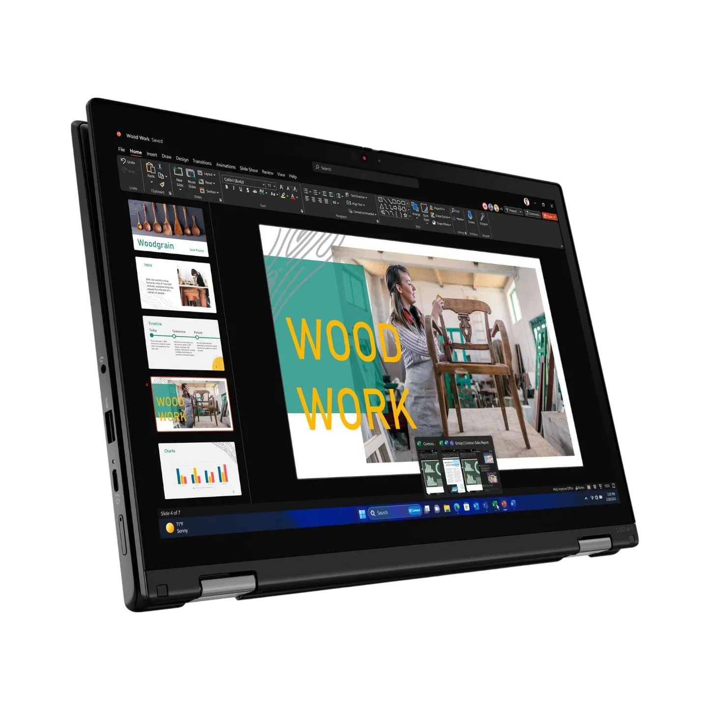 Lenovo ThinkPad L13 Gen 5 13.3" 2-in-1 Multi-Touch Laptop, Intel Core Ultra 7 155U, 16GB RAM, 512GB SSD