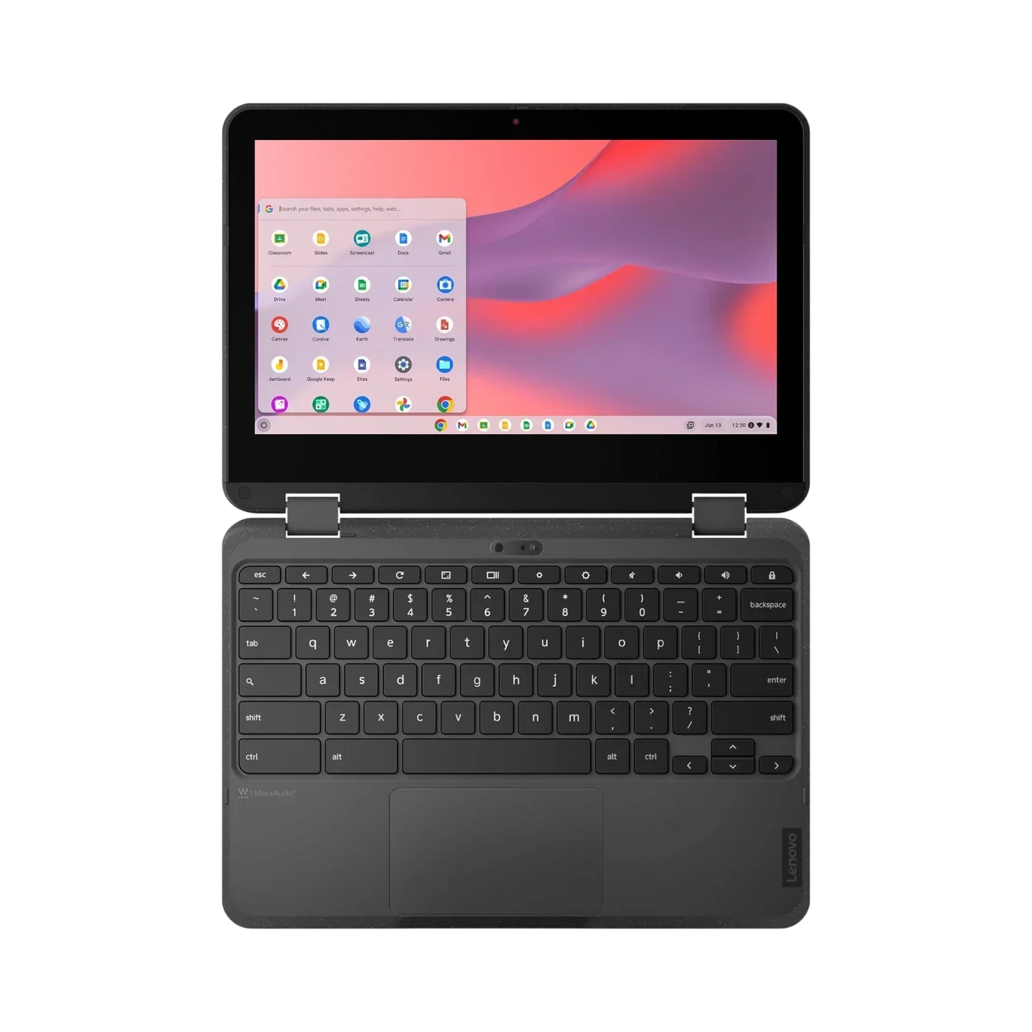 Lenovo 500e Gen 4s 11.6" Multi-Touch 2-in-1 Chromebook, Intel Celeron N100, 4GB RAM, 64GB eMMC