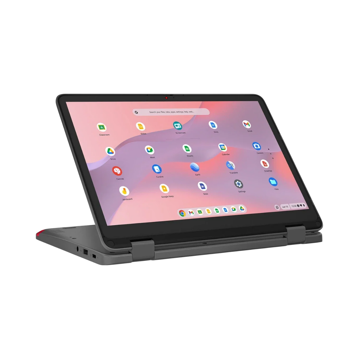 Lenovo 500e Yoga Gen 4 12.2" 2-in-1 Multi-Touch Chromebook, Intel N100, 8GB RAM, 64GB eMMC (Wi-Fi Only)