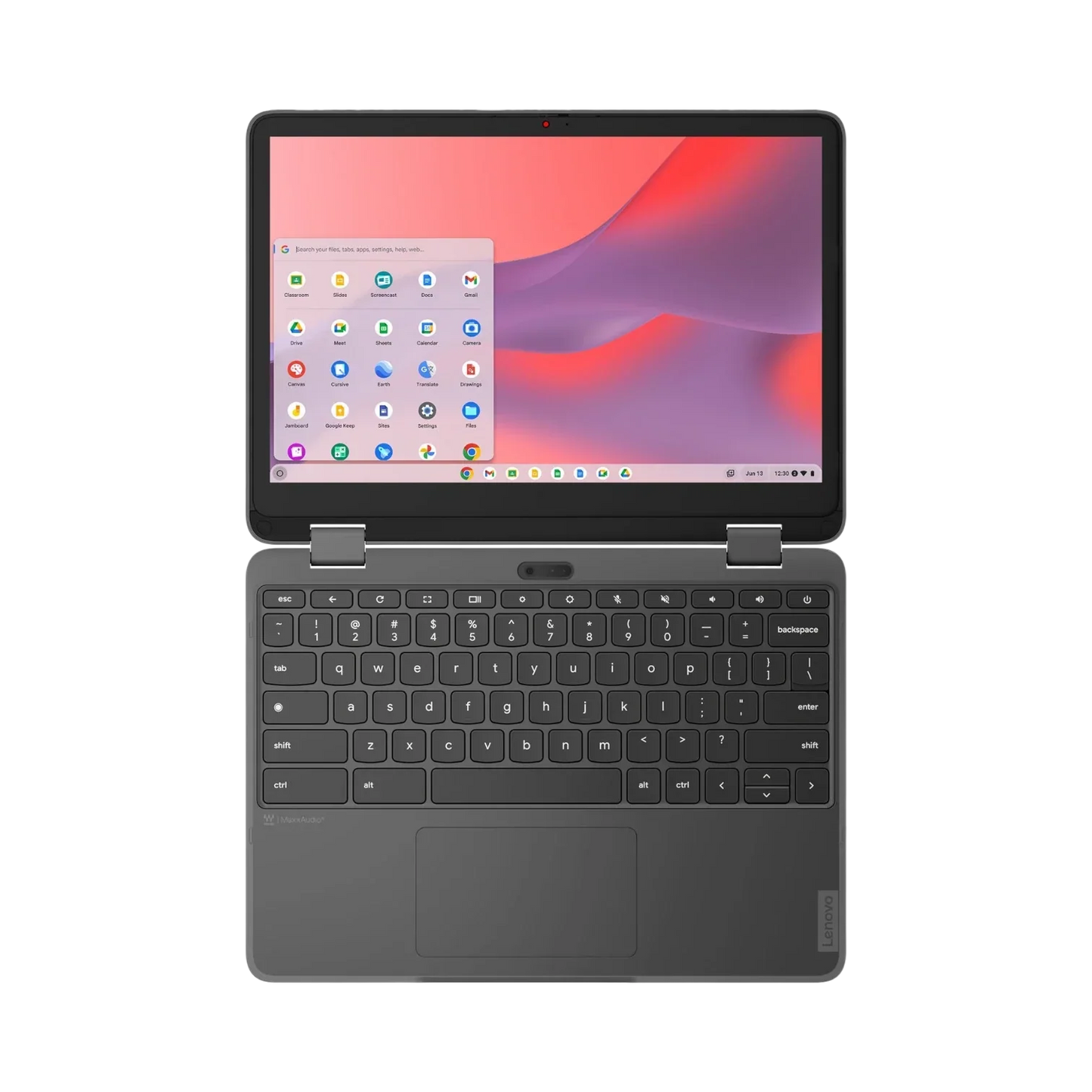 Lenovo 500e Yoga Gen 4 12.2" 2-in-1 Multi-Touch Chromebook, Intel N100, 8GB RAM, 64GB eMMC (Wi-Fi Only)