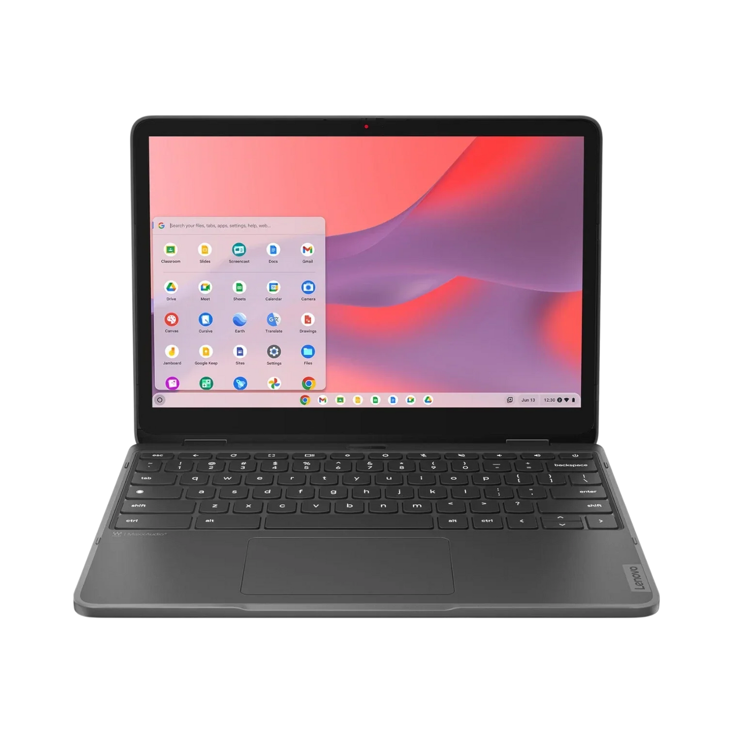 Lenovo 500e Yoga Gen 4 12.2" 2-in-1 Multi-Touch Chromebook, Intel N100, 8GB RAM, 64GB eMMC (Wi-Fi Only)