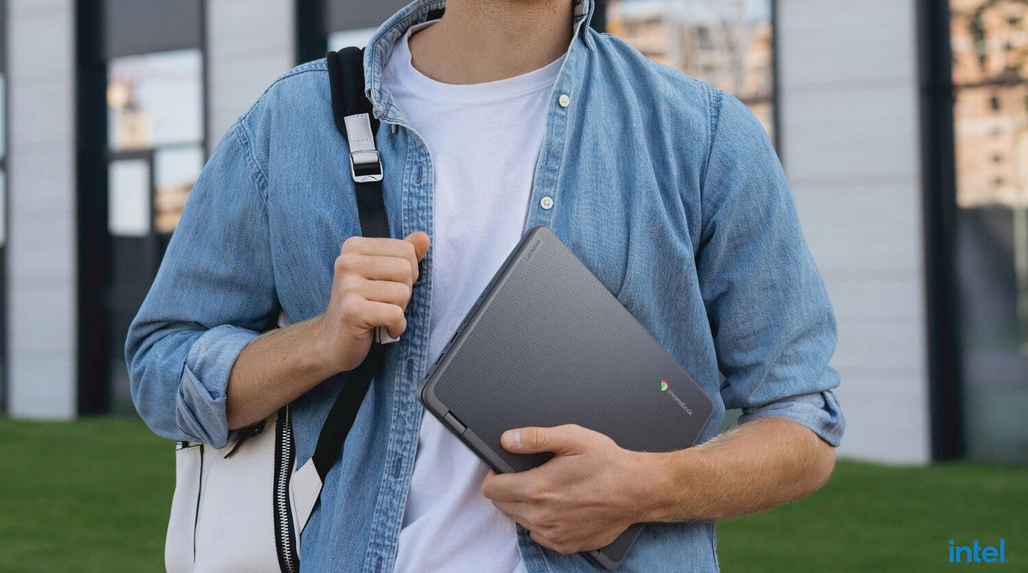 Lenovo 500e Yoga Gen 4 12.2" 2-in-1 Multi-Touch Chromebook, Intel N100, 8GB RAM, 64GB eMMC (Wi-Fi Only)