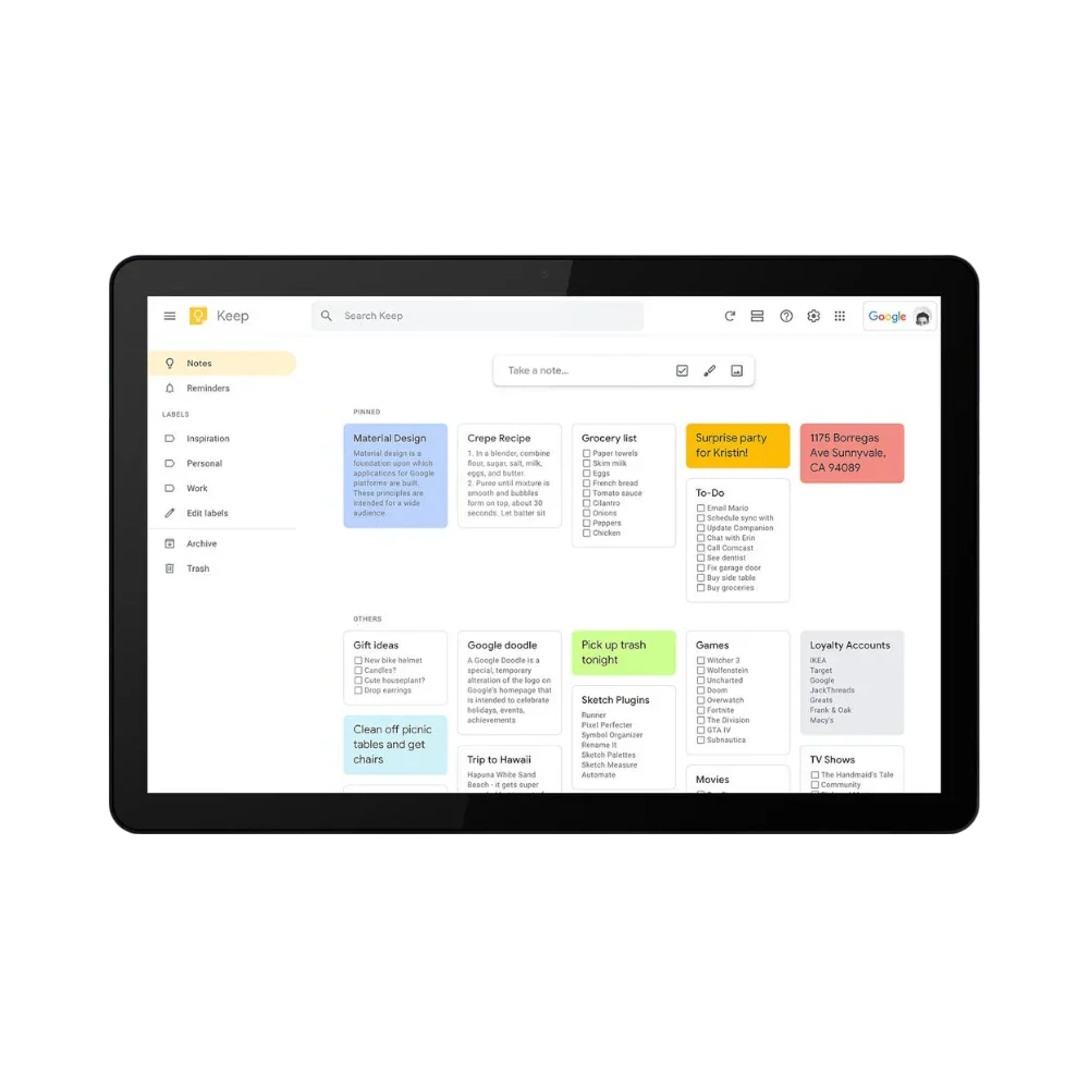 Lenovo IdeaPad Duet 10.1" Multi-Touch 2-in-1 Chromebook, MediaTek Helio P60T, 4GB RAM, 64GB eMMC (Ice Blue & Iron Gray)
