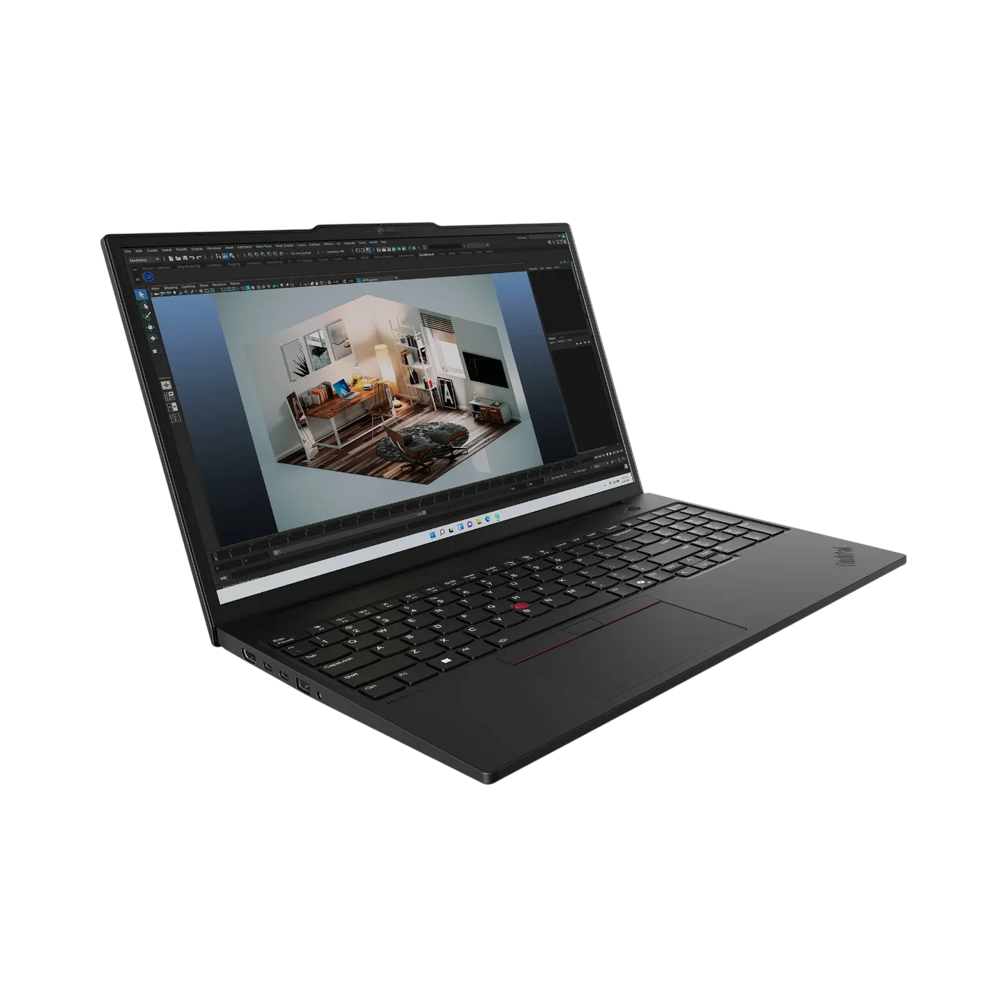 Lenovo ThinkPad P16s Gen 3 16" Multi-Touch Laptop, Intel Core Ultra 7155H, NVIDIA RTX 500, 32GB DDR5 RAM, 1TB SSD (Black)