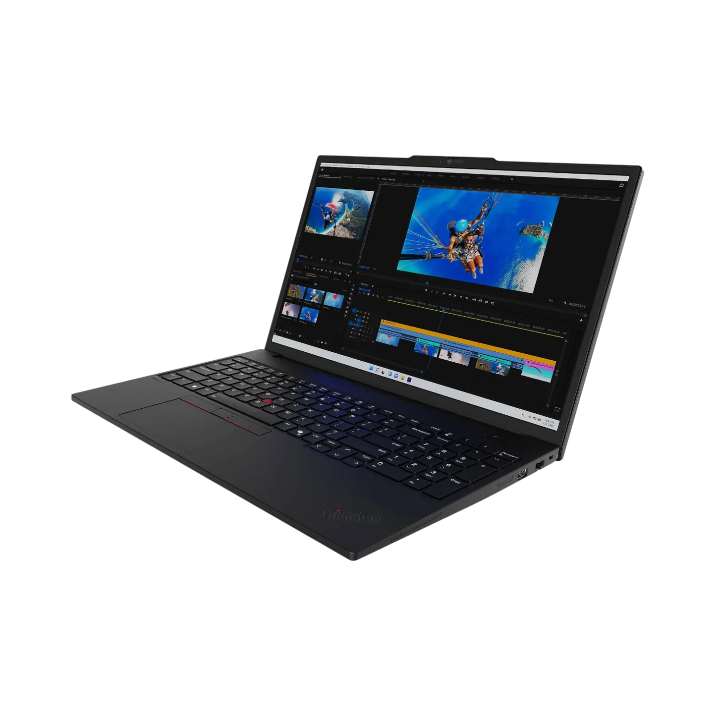 Lenovo ThinkPad P16s Gen 3 16" Multi-Touch Laptop, Intel Core Ultra 7155H, NVIDIA RTX 500, 32GB DDR5 RAM, 1TB SSD (Black)