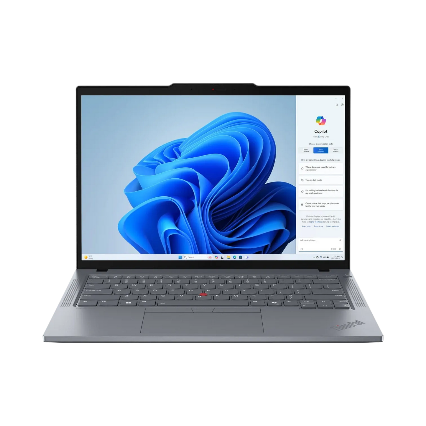 Lenovo ThinkPad T14 Gen 5 14" Multi-Touch Laptop, AMD Ryzen 5 PRO 8540U, 32GB RAM, 512GB SSD (Gray)