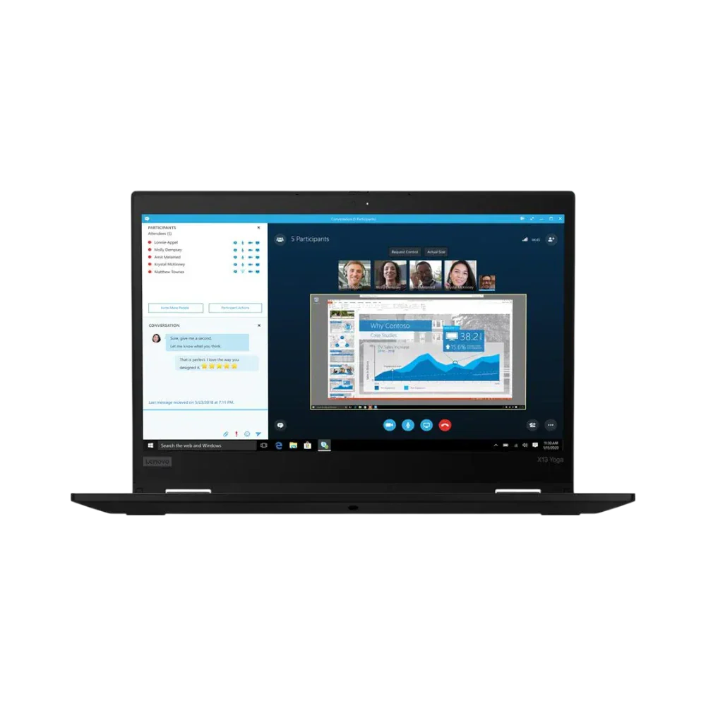 Lenovo ThinkPad X13 Yoga Gen 1 20SX Flip Design 13.3" Notebook, Intel Core i5-10210U, 8GB RAM, 256GB SSD