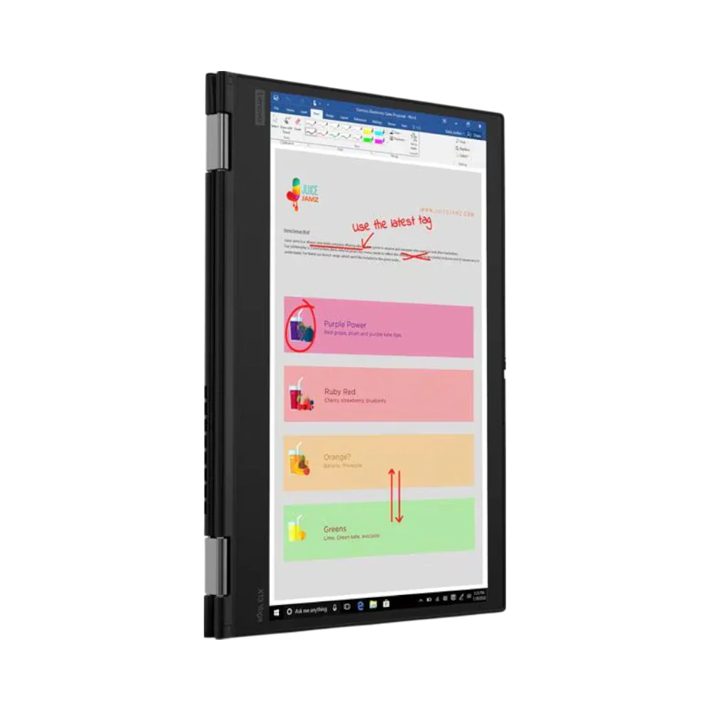Lenovo ThinkPad X13 Yoga Gen 1 20SX Flip Design 13.3" Notebook, Intel Core i5-10210U, 8GB RAM, 256GB SSD