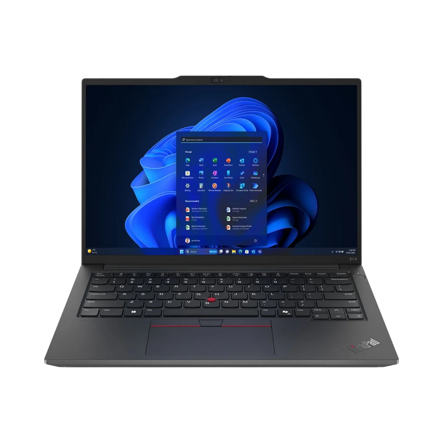 Lenovo ThinkPad E14 Gen 6 14" Multi-Touch Laptop, Intel Core Ultra 5 125U, 16GB DDR5 RAM, 512GB SSD (Graphite Black)