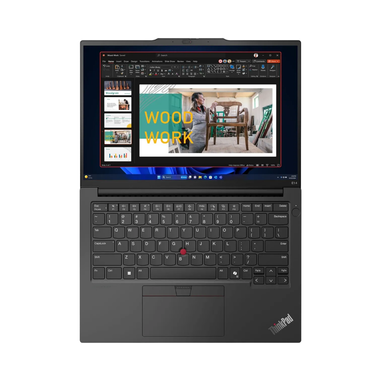 Lenovo ThinkPad E14 Gen 6 14" Multi-Touch Laptop, Intel Core Ultra 5 125U, 16GB DDR5 RAM, 512GB SSD (Graphite Black)