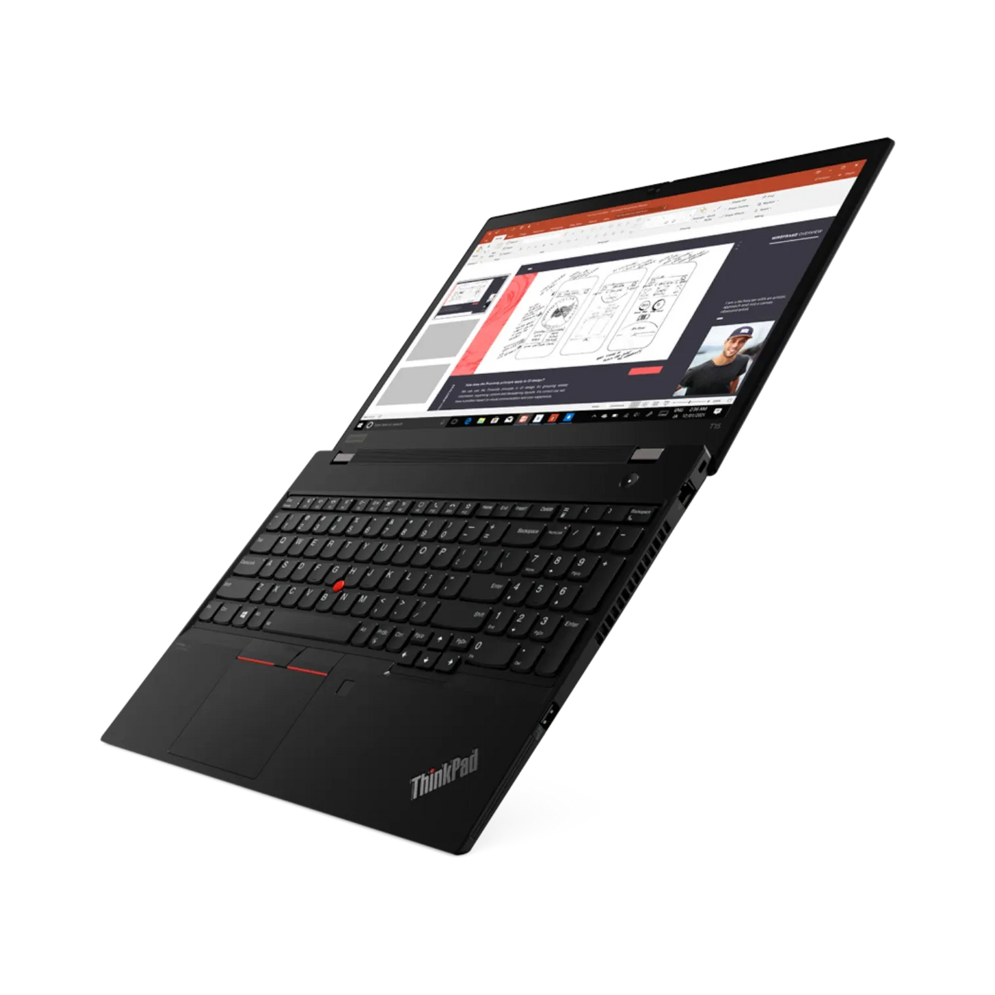 Lenovo ThinkPad T15 Gen 1 15.6" Laptop, Intel Core i5-10210U, 8GB DDR4 RAM, 256GB SSD