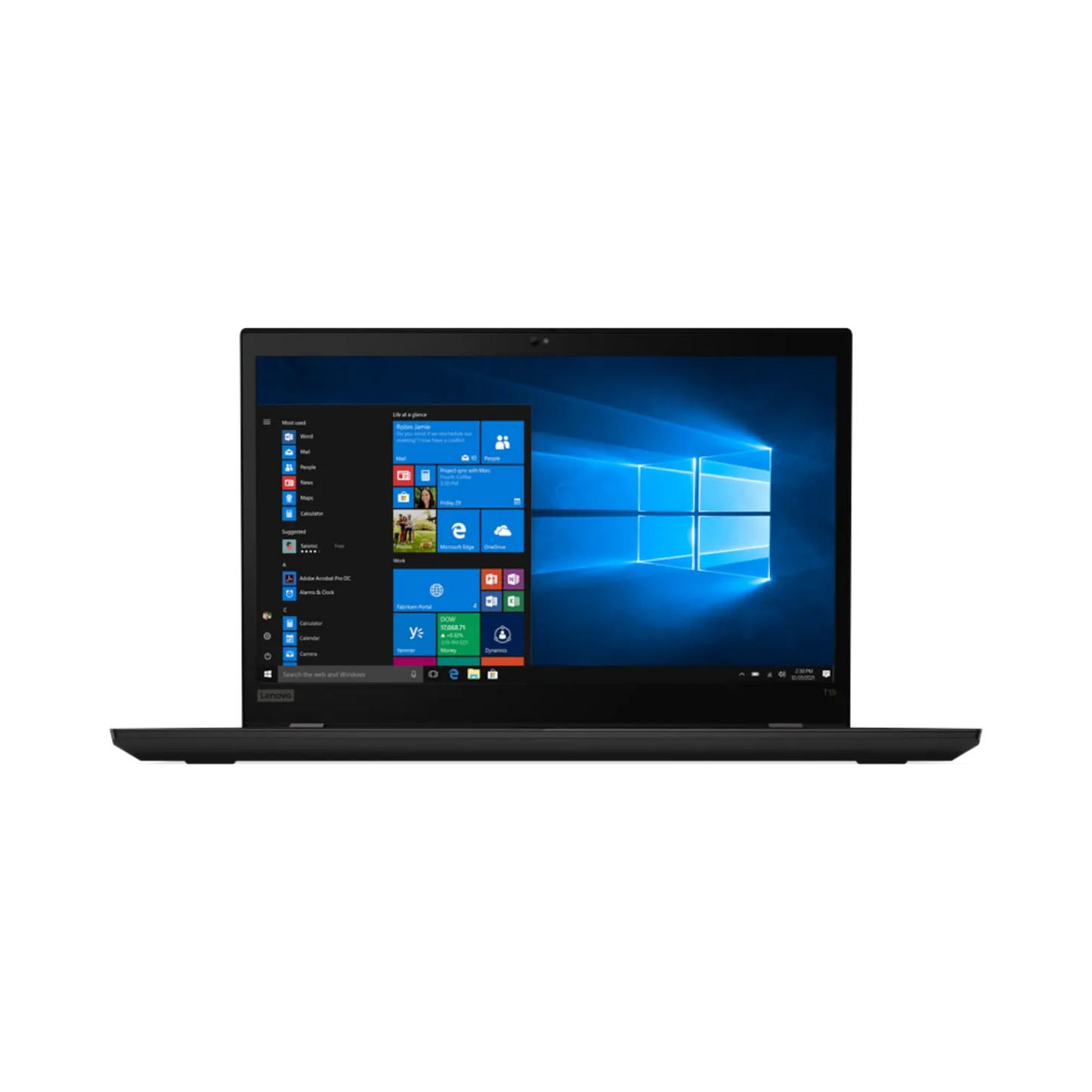 Lenovo ThinkPad T15 Gen 1 15.6" Laptop, Intel Core i5-10210U, 8GB DDR4 RAM, 256GB SSD