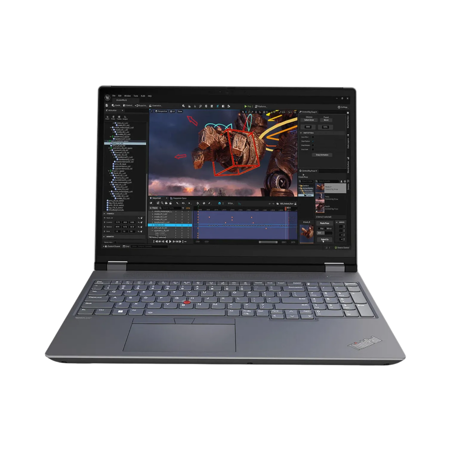 Lenovo ThinkPad P16 Gen 2 16" Workstation Notebook, Intel Core i9-13980HX, NVIDIA RTX 2000, 32GB DDR5 RAM, 1TB SSD