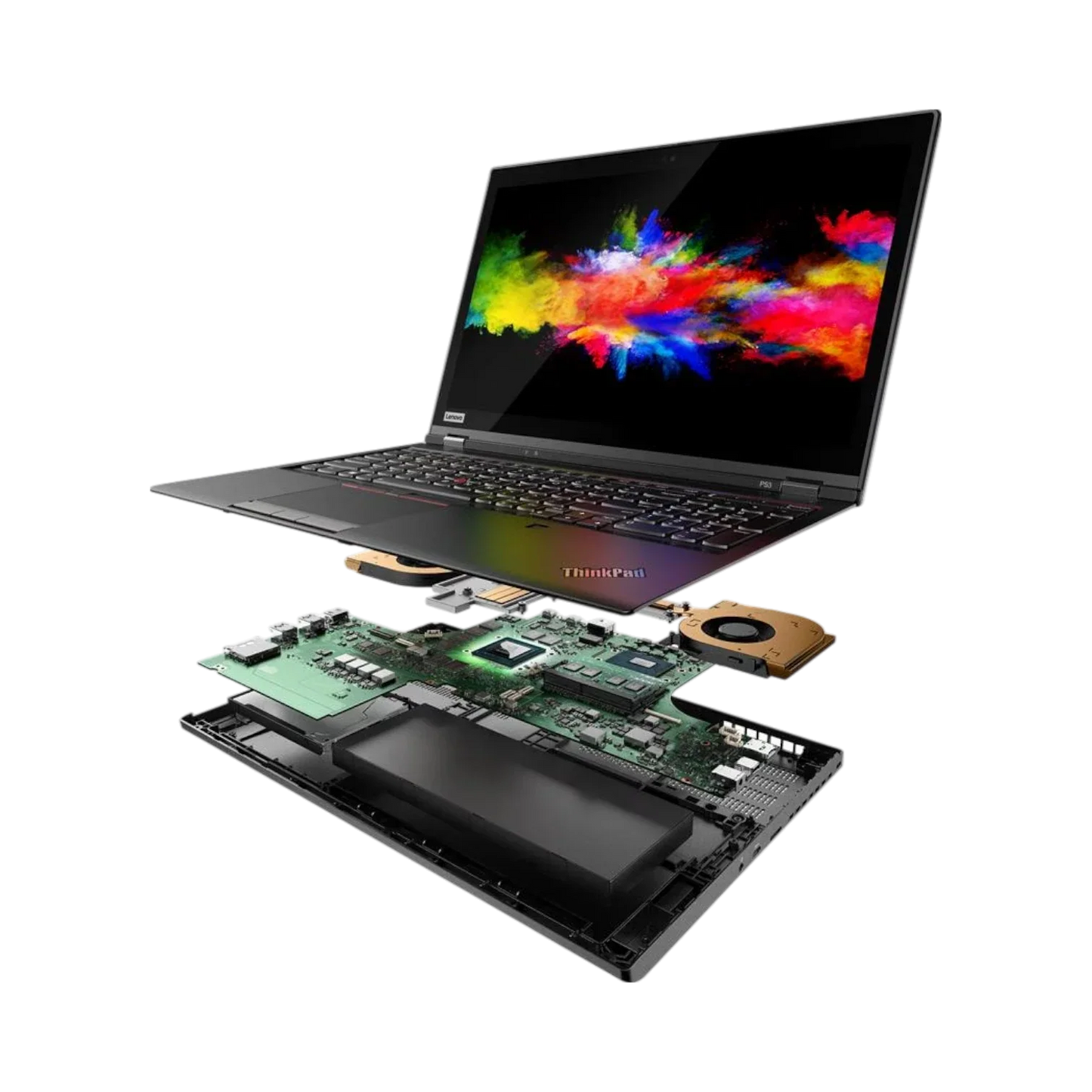 Lenovo ThinkPad P53 15.6" Mobile Workstation, Intel Core i7-9750H, NVIDIA Quadro T2000, 16GB RAM, 512GB SSD (Midnight Black)