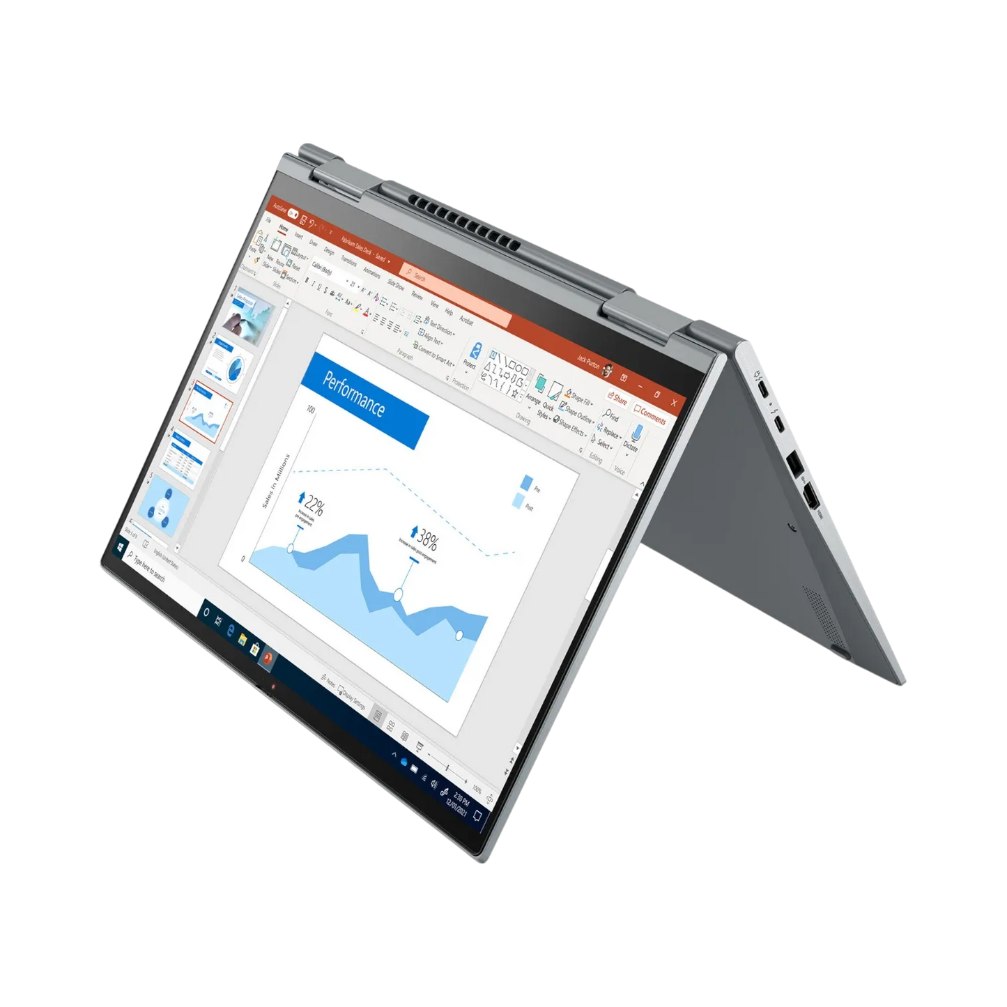 Lenovo ThinkPad X1 Yoga Gen 6 14" Multi-Touch 2-in-1 Laptop, Intel Core i7-1165G7, 16GB DDR4 RAM, 512GB SSD (Storm Gray)