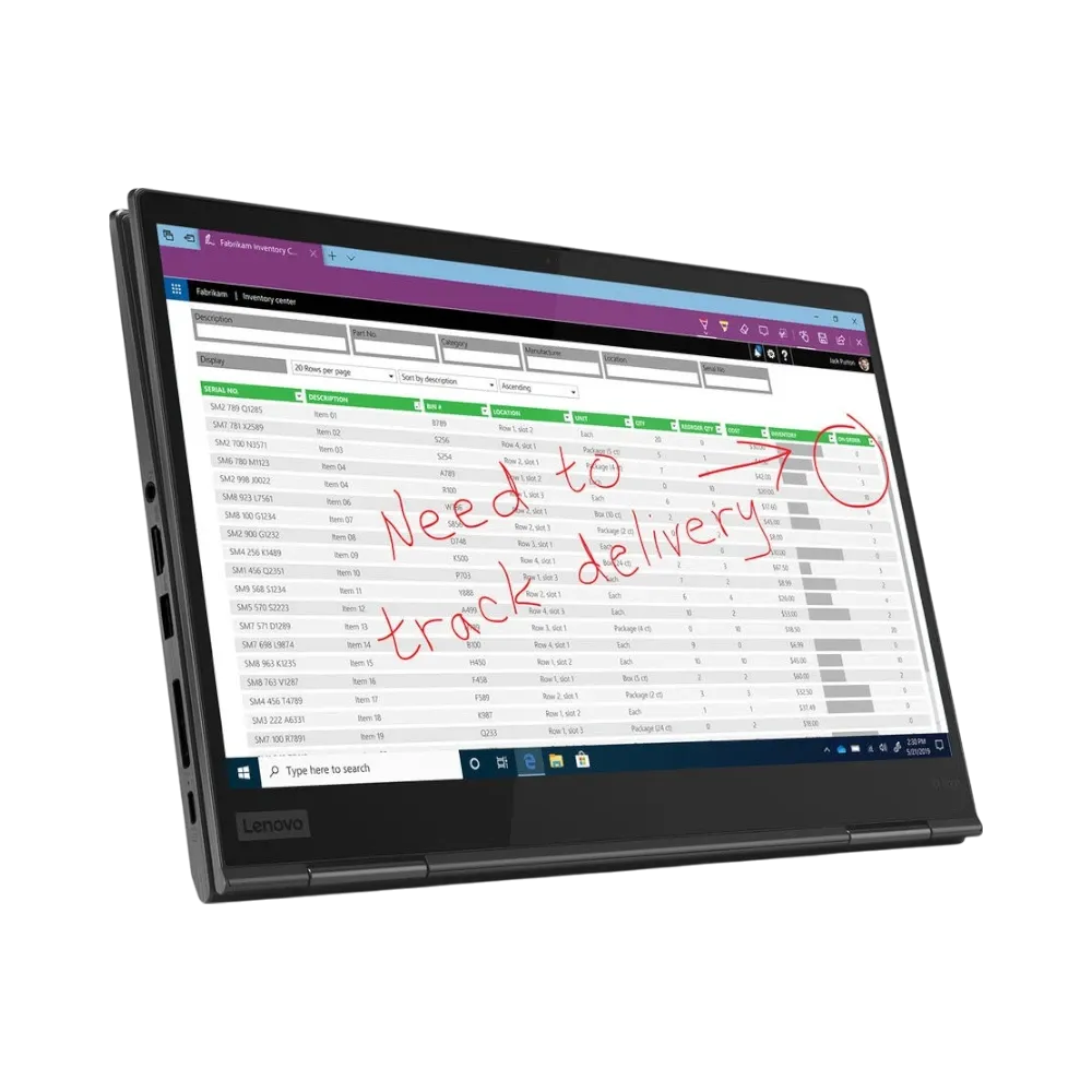 Lenovo ThinkPad X1 Yoga Gen 5 14" Notebook, Intel Core i7-10510U, 8GB RAM, 256GB SSD