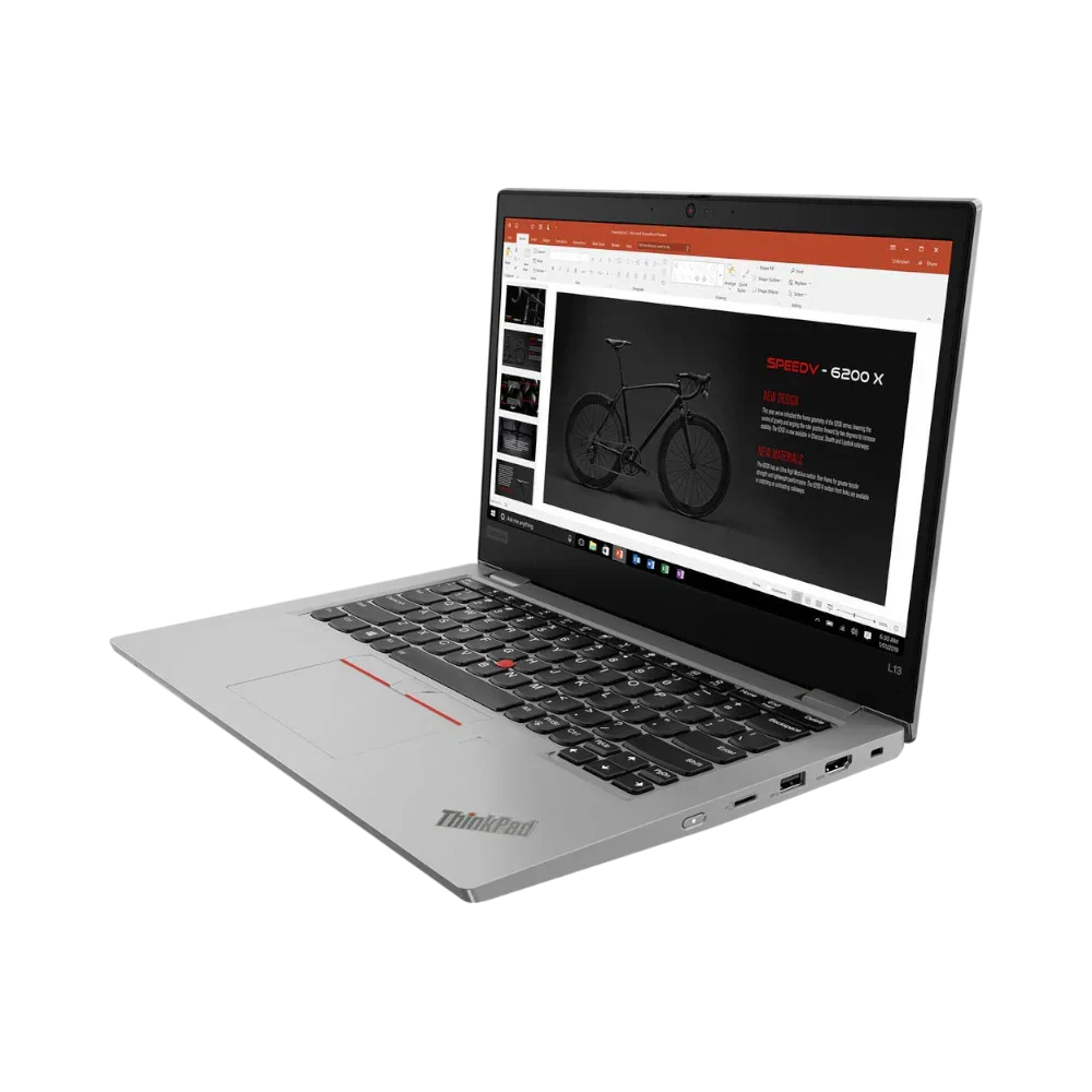 Lenovo ThinkPad L13 13.3" Laptop, Intel Core i5-10210U, 8GB DDR4 RAM, 256GB SSD (Silver)