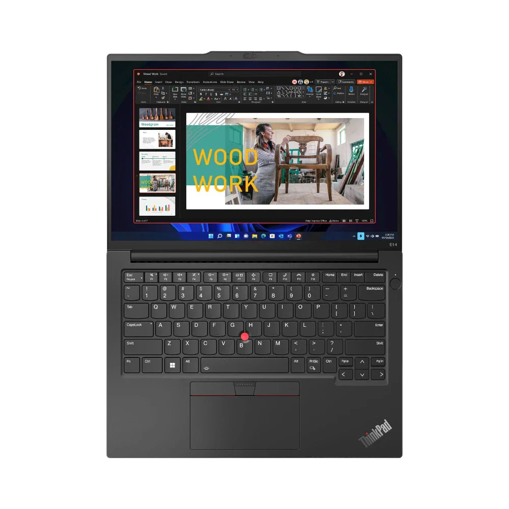 Lenovo ThinkPad E14 Gen 5 14" Multi-Touch Laptop, AMD Ryzen 7 7730U, 16GB DDR4 RAM, 512GB SSD (Graphite Black)
