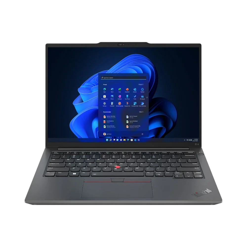 Lenovo ThinkPad E14 Gen 5 14" Multi-Touch Laptop, AMD Ryzen 7 7730U, 16GB DDR4 RAM, 512GB SSD (Graphite Black)