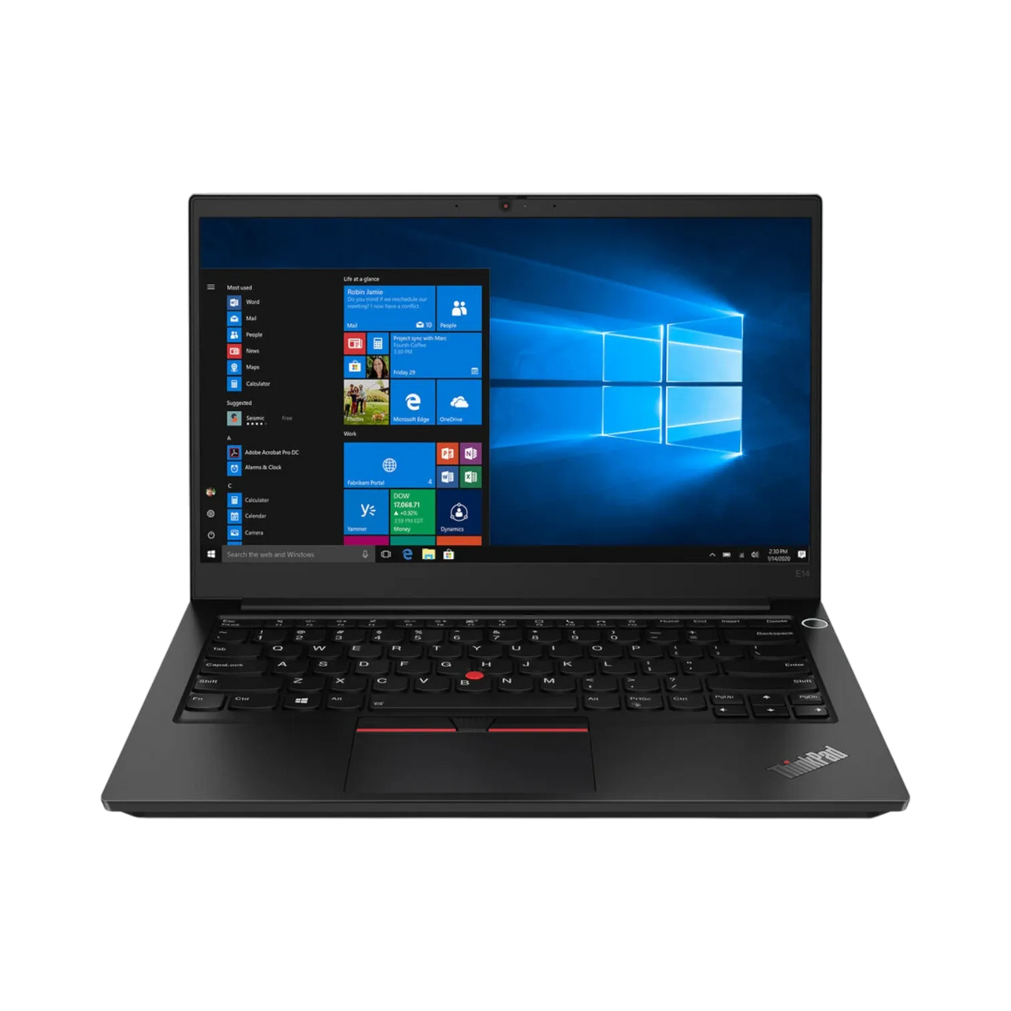 Lenovo ThinkPad E14 Gen 2 14" Rugged Notebook, AMD Ryzen 3 4300U, 4GB RAM, 256GB SSD