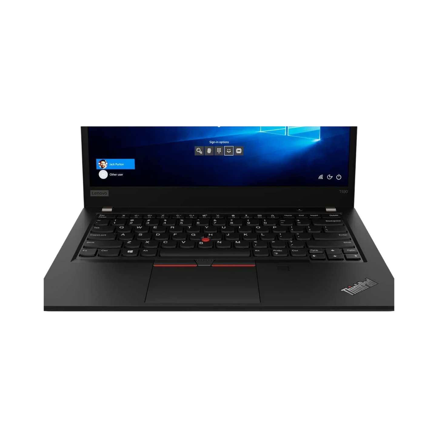 Lenovo ThinkPad T490 14" Laptop, Intel Core i5-8365U, 16GB DDR4 RAM, 512GB SSD (Black)