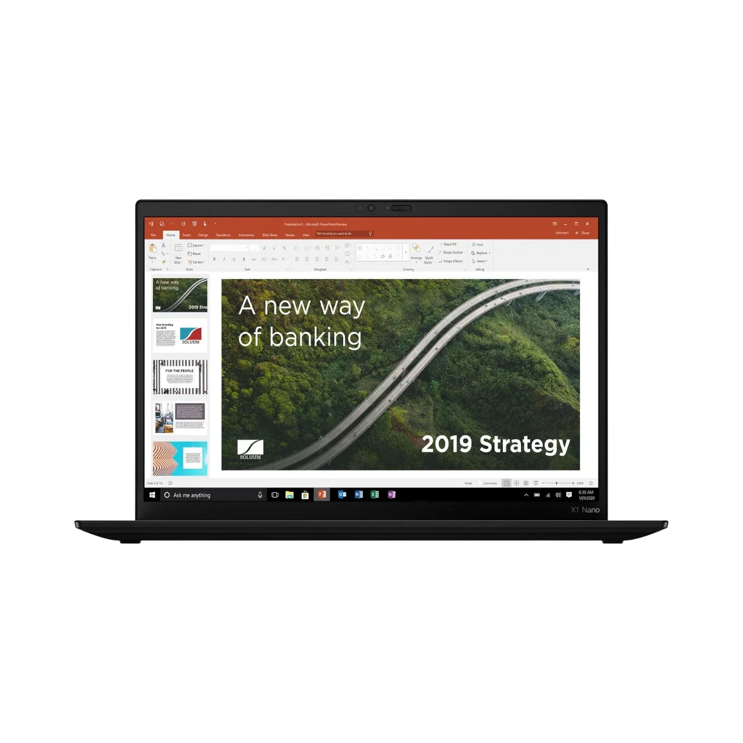 Lenovo ThinkPad Carbon X1 Nano Gen 1 13" Laptop, Intel Core i7-1160G7, 16GB DDR4 RAM, 512GB SSD (Black)