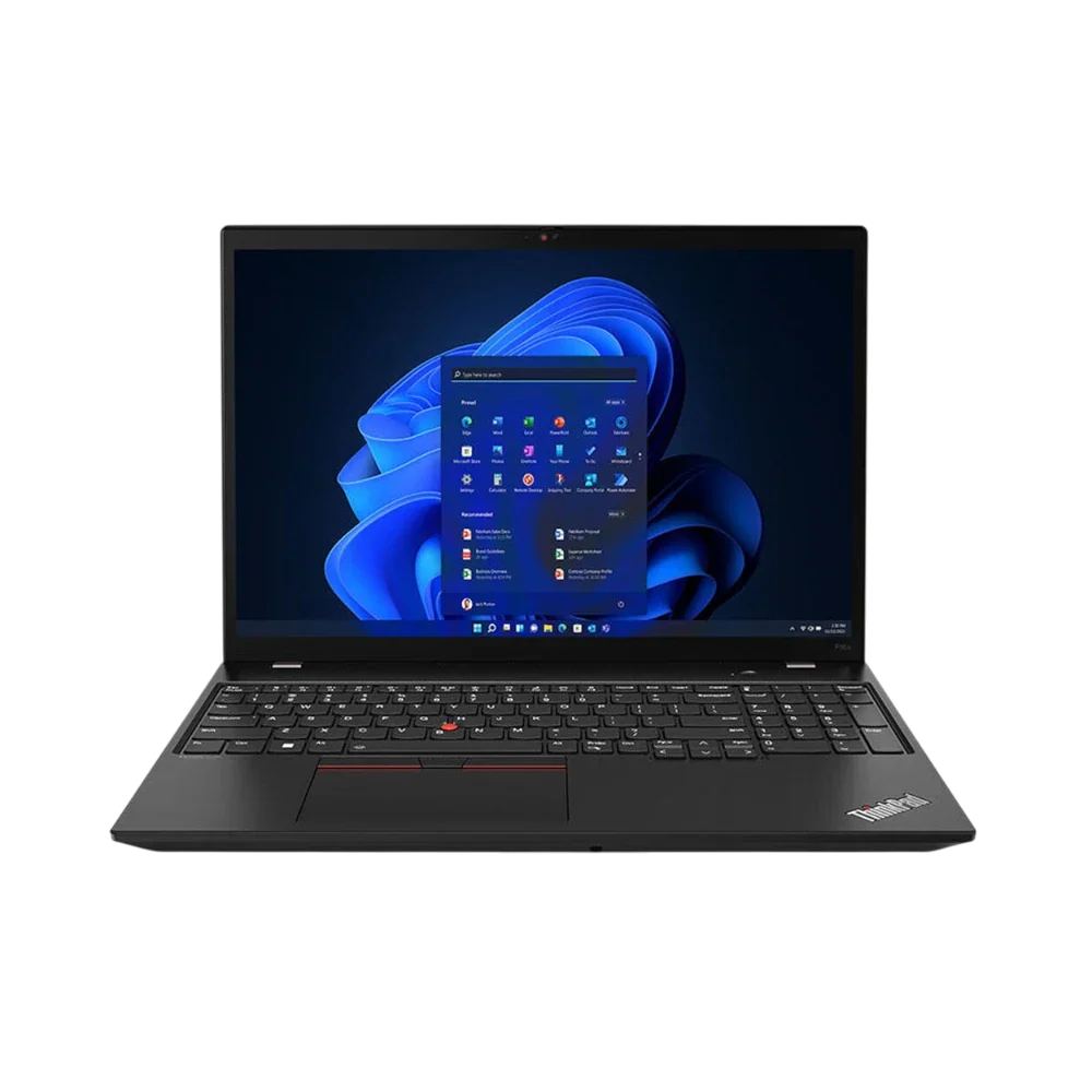 Lenovo ThinkPad P16s Gen 2 16" Notebook, Intel Core i7-1360P, NVIDIA RTX A500, 32GB RAM, 1TB SSD (Black)
