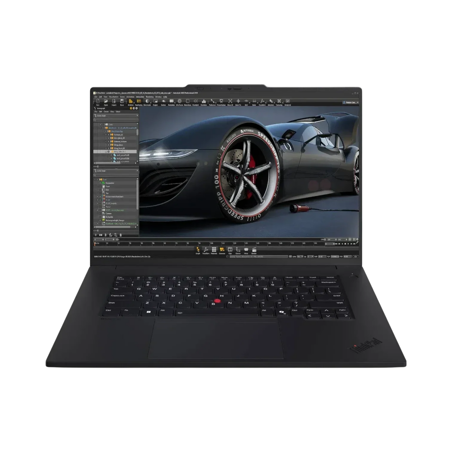 Lenovo ThinkPad P1 Gen 7 16" Multi-Touch Mobile Workstation, Intel Core Ultra 9-185H, NVIDIA RTX 4070, 64GB RAM, 2TB SSD (Black)