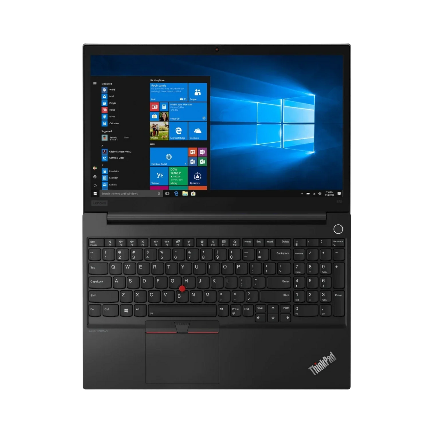 Lenovo ThinkPad E15 15.6" Laptop, Intel Core i7-10510U, 8GB DDR4 RAM, 512GB SSD