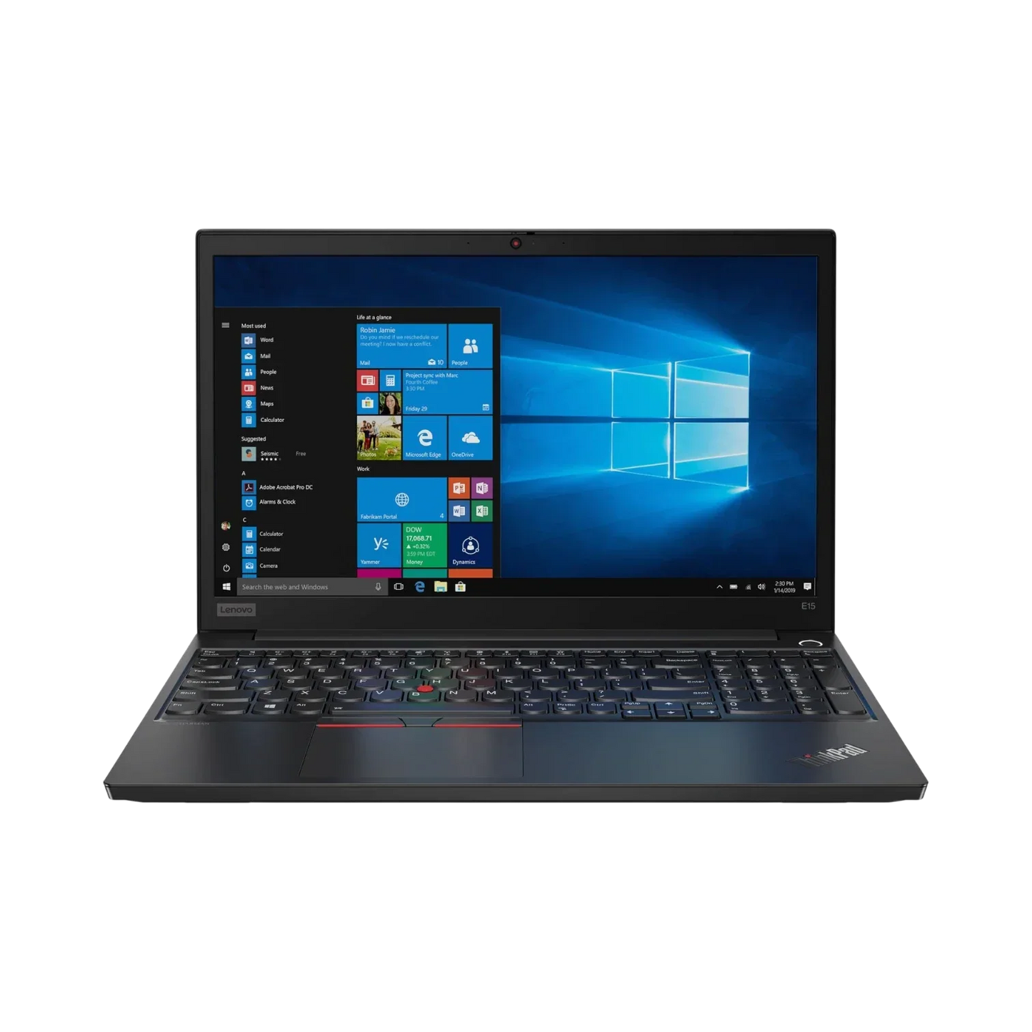 Lenovo ThinkPad E15 15.6" Laptop, Intel Core i7-10510U, 8GB DDR4 RAM, 512GB SSD