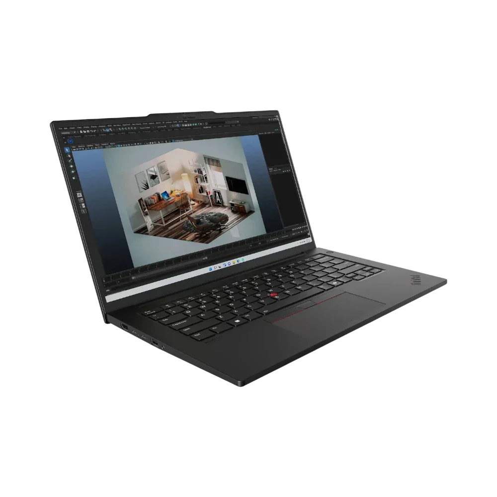 Lenovo ThinkPad P14s Gen 5 14.5" Laptop, Intel Core Ultra 7 165H, NVIDIA RTX 500, 64GB DDR5 RAM, 1TB SSD (Black)