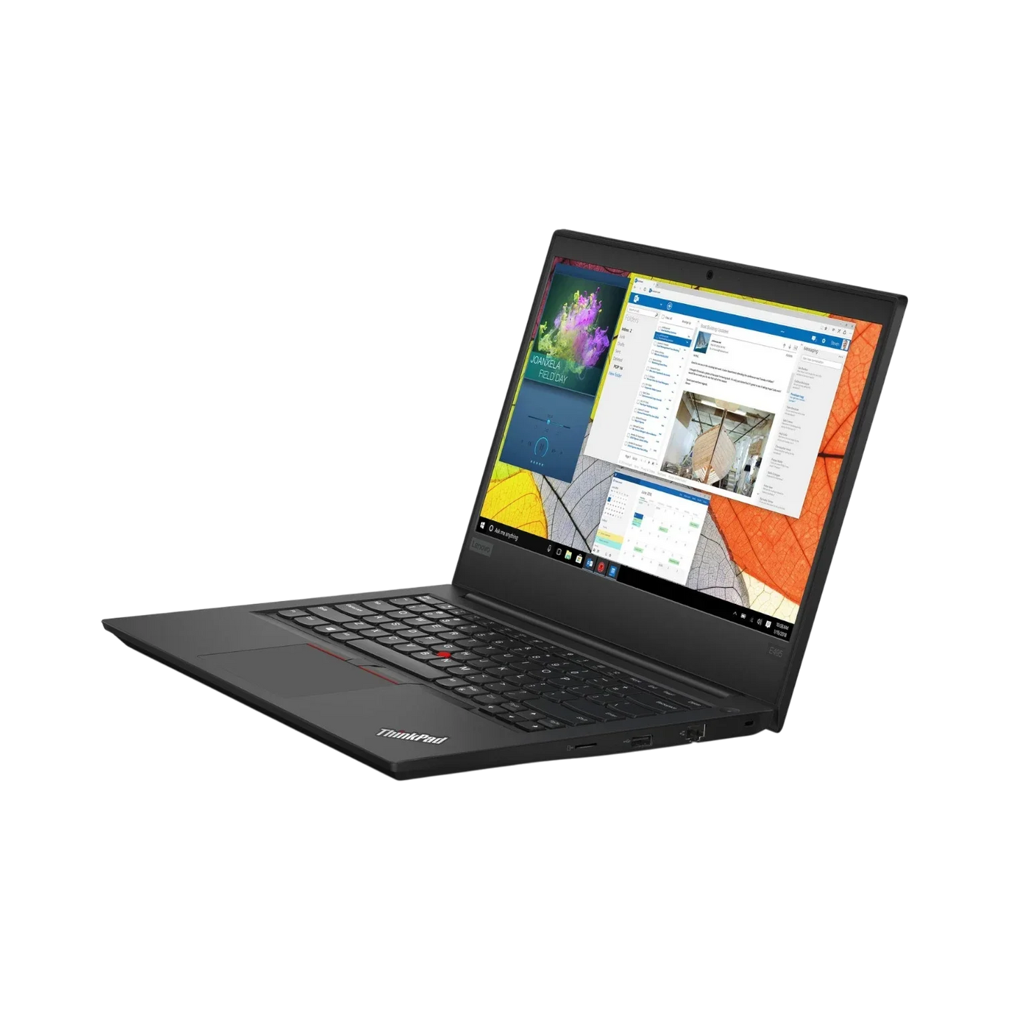 Lenovo ThinkPad E495 14" Laptop, AMD Ryzen 5 3500U, 8GB DDR4 RAM, 256GB SSD (Black)