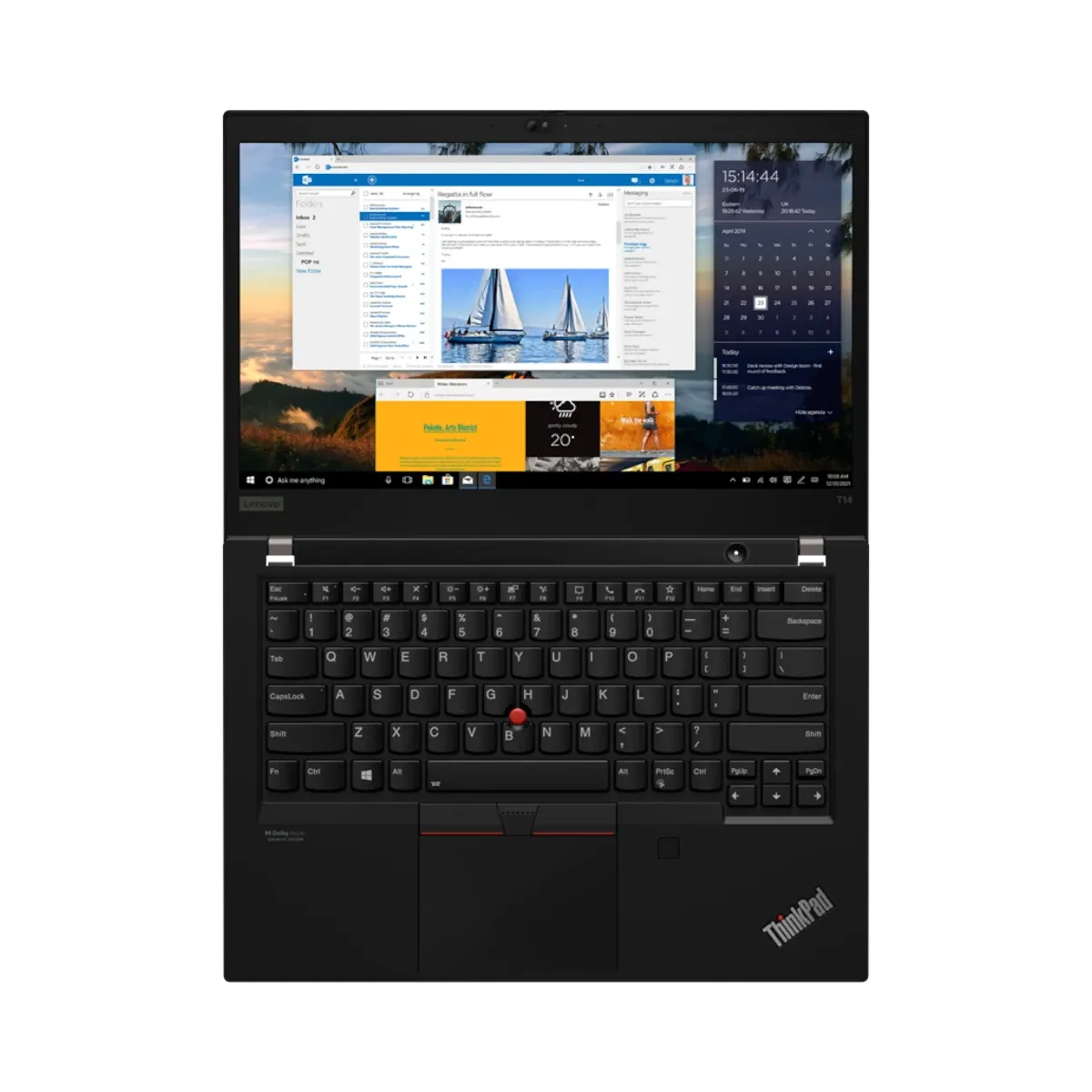 Lenovo ThinkPad T14 Gen 2 14" Laptop, Intel Core i7-1165G7, 8GB RAM, 512GB SSD