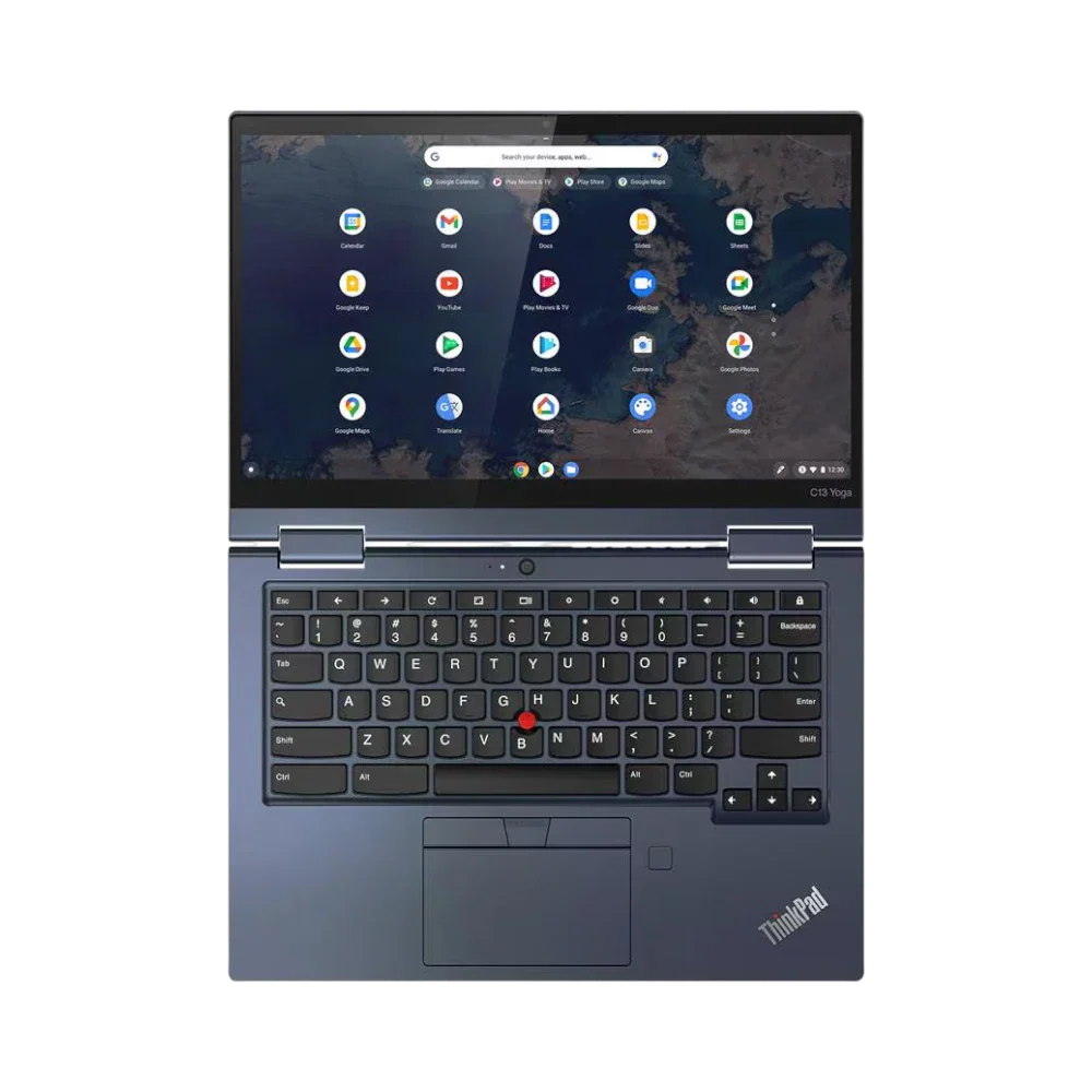 Lenovo ThinkPad C13 Yoga Gen 1 Chromebook 13.3" Notebook, AMD Athlon Gold 3150C, 4GB RAM, 32GB eMMC