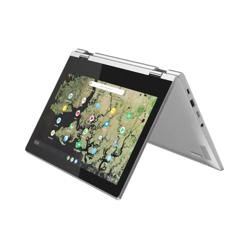 Lenovo Chromebook C340-11 11.6" Notebook, Intel Celeron N4000, 4GB RAM, 32GB eMMC (Platinum Grey)
