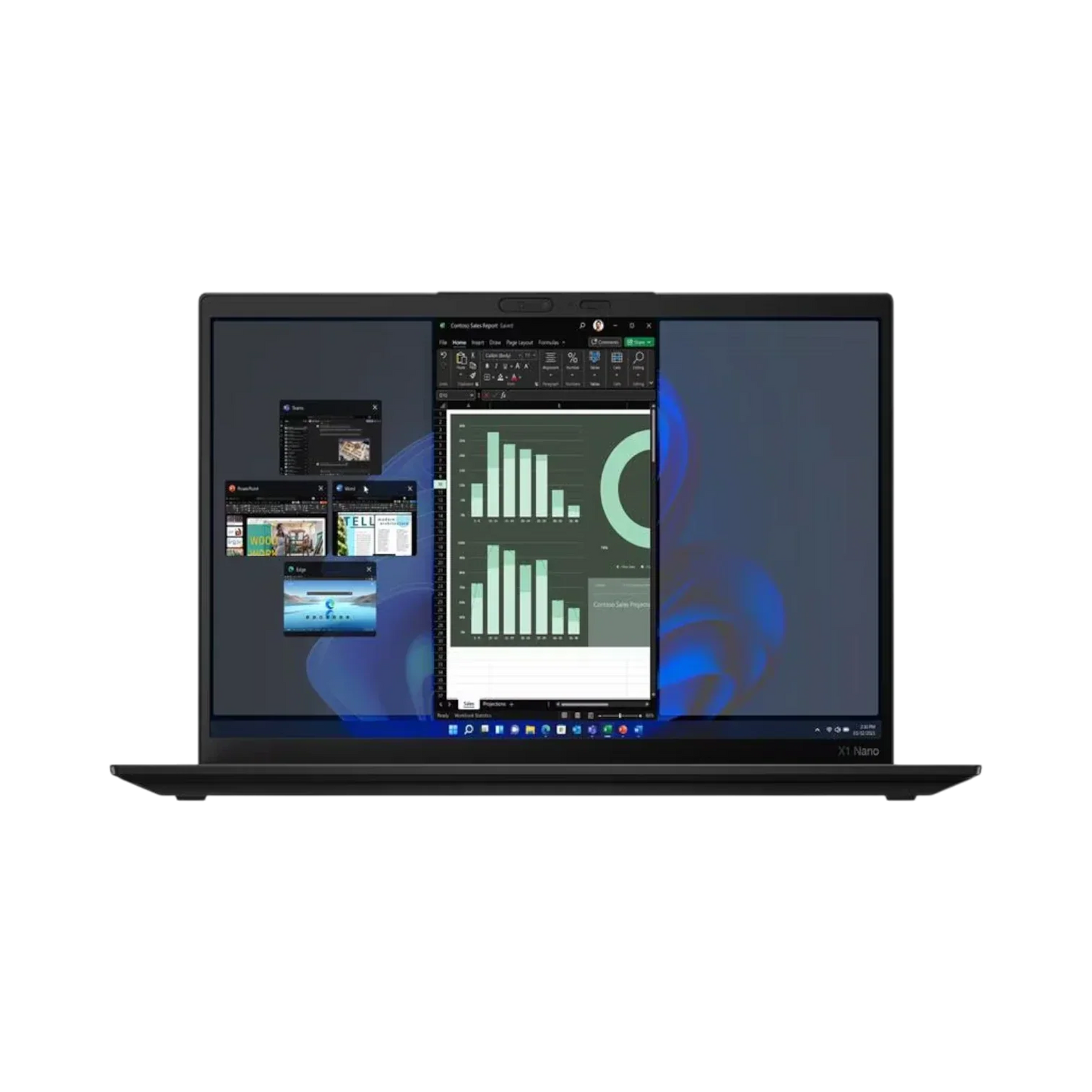 Lenovo ThinkPad X1 Nano Gen 2 13" Notebook, Intel Core i5-1240P, 16GB RAM, 256GB SSD (Black)