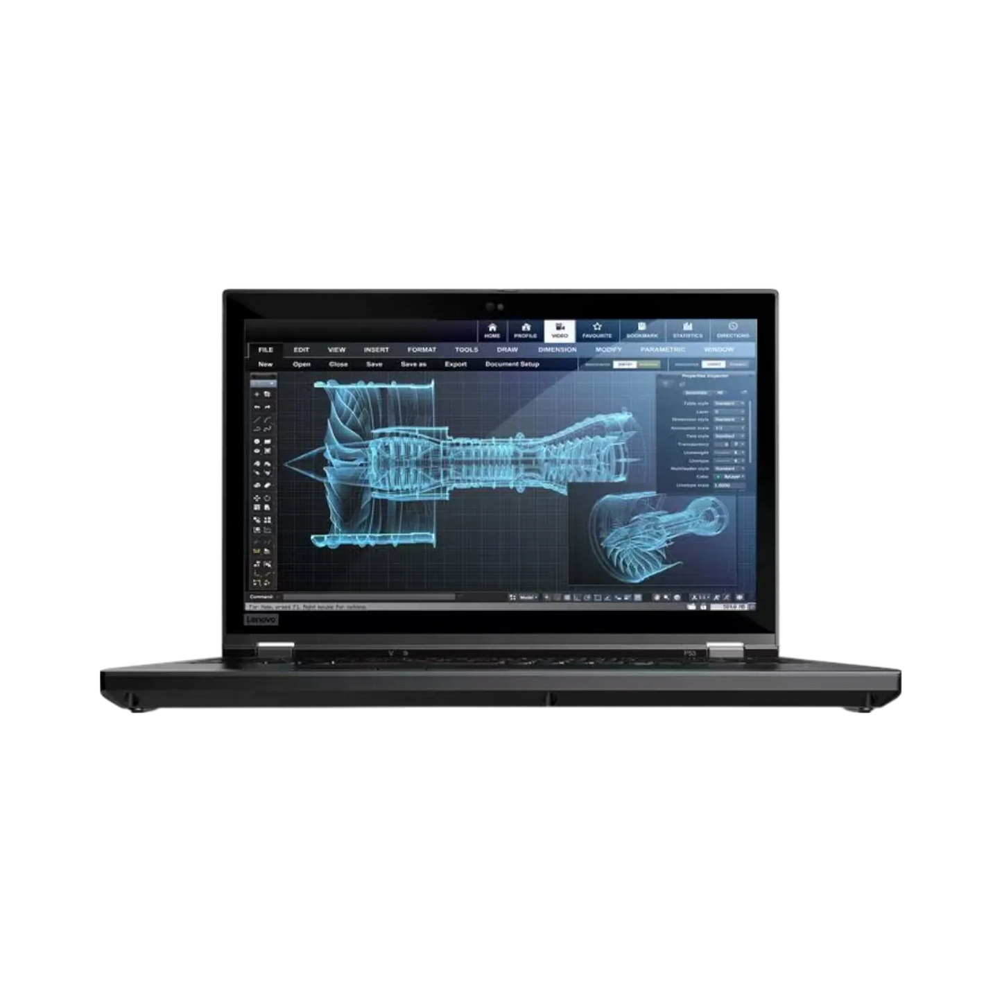 Lenovo ThinkPad P53 15.6" Mobile Workstation, Intel Core i7-9850H, NVIDIA Quadro T2000, 16GB DDR4 RAM, 512GB SSD