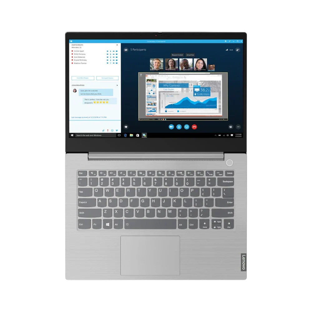 Lenovo ThinkBook 14IIL 14" Laptop, Intel Core i7-1065G7, 8GB DDR4 RAM, 512GB SSD (Mineral Gray)