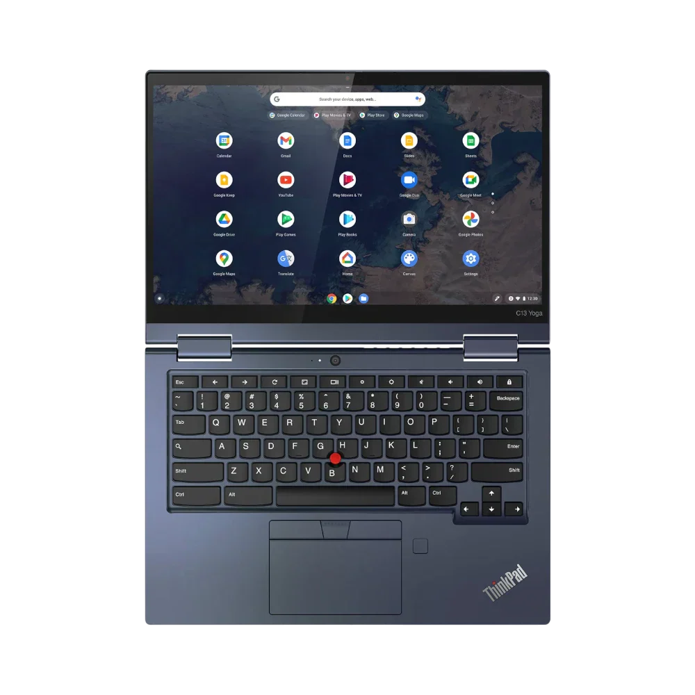 Lenovo ThinkPad C13 Yoga Gen 1 Flip Design Chromebook 13.3" Touchscreen Notebook, AMD Athlon Gold 3150C, 4GB RAM, 32GB eMMC