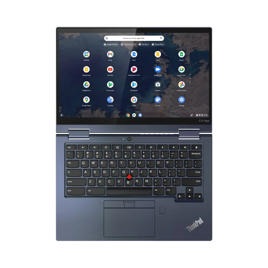 Lenovo ThinkPad C13 Yoga Gen 1 Flip Design Chromebook 13.3" Touchscreen Notebook, AMD Athlon Gold 3150C, 4GB RAM, 32GB eMMC