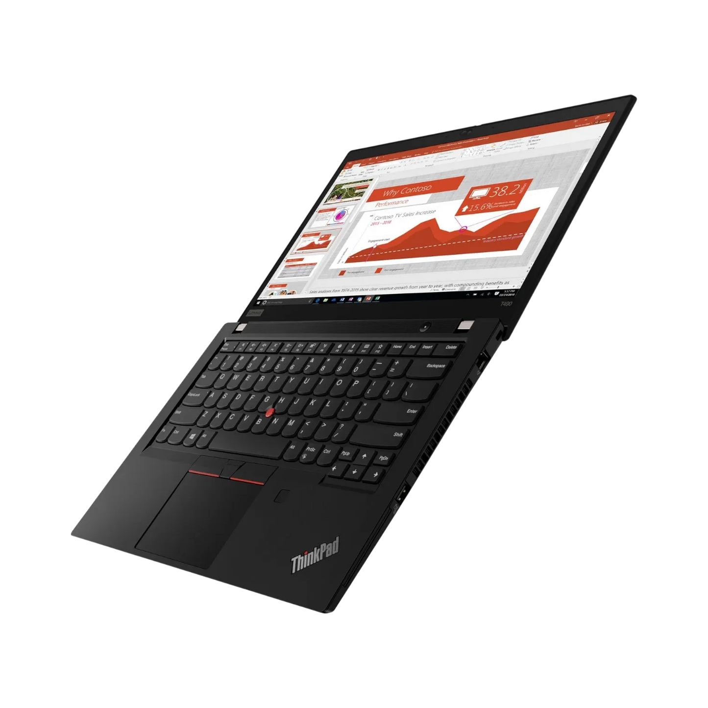 Lenovo ThinkPad T490 14" Laptop, Intel Core i7-8665U, 8GB RAM, 256GB SSD
