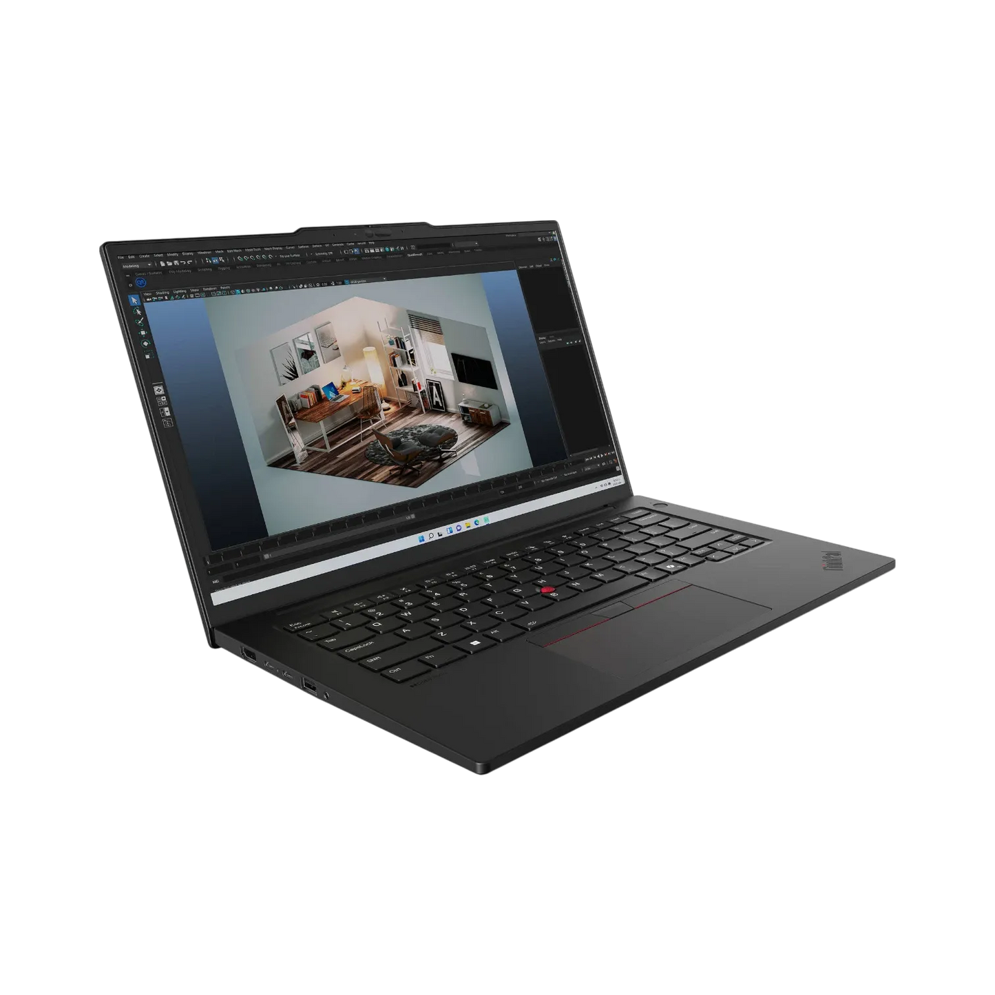 Lenovo ThinkPad P14s Gen 5 14.5" Multi-Touch Laptop, Intel Core Ultra 7 165H, NVIDIA RTX 500, 32GB DDR5 RAM, 1TB SSD (Black)