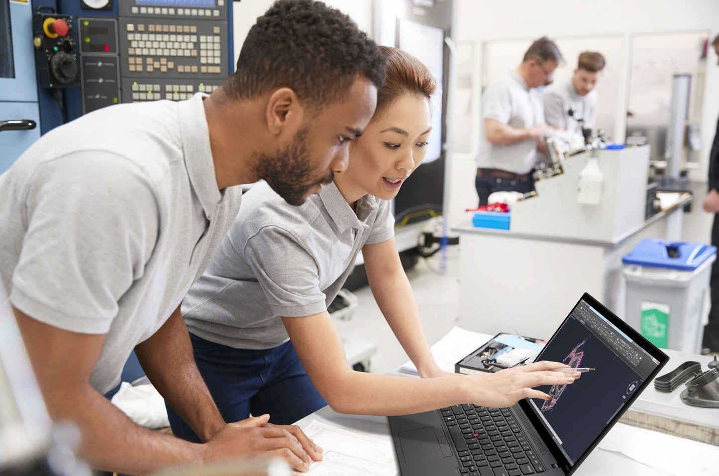 Lenovo ThinkPad P14s Gen 3 14" Multi-Touch Mobile Workstation, Intel Core i7-1260P, NVIDIA Quadro T550, 16GB DDR4 RAM, 512GB SSD