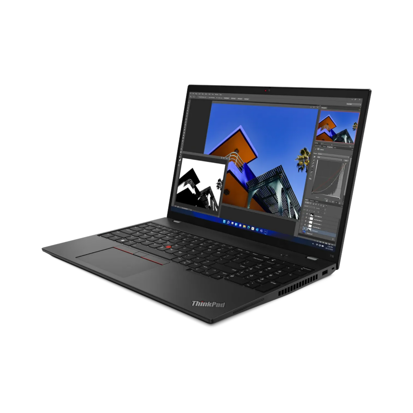 Lenovo ThinkPad T16 Gen 1 16" Notebook, Intel Core i7-1260P, 16GB DDR4 RAM, 512GB SSD (Black)