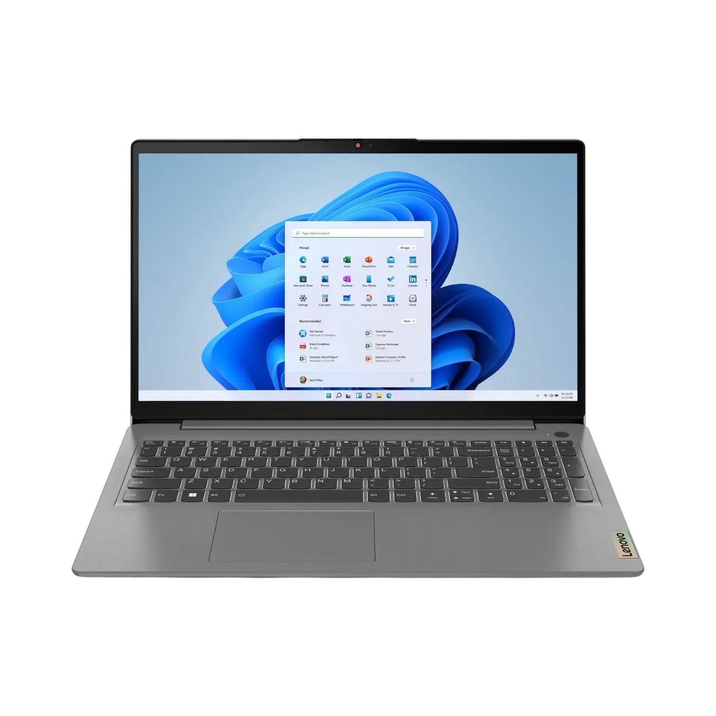 Lenovo IdeaPad 3 15IAU7 15.6" Touchscreen Laptop, Intel Core i5-1235U, 8GB RAM, 256GB SSD