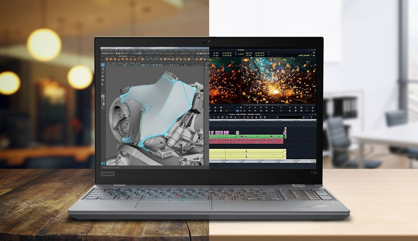Lenovo ThinkPad P15s Gen 2 15.6" Mobile Workstation, Intel Core i7-1165G7, 16GB RAM, 512GB SSD