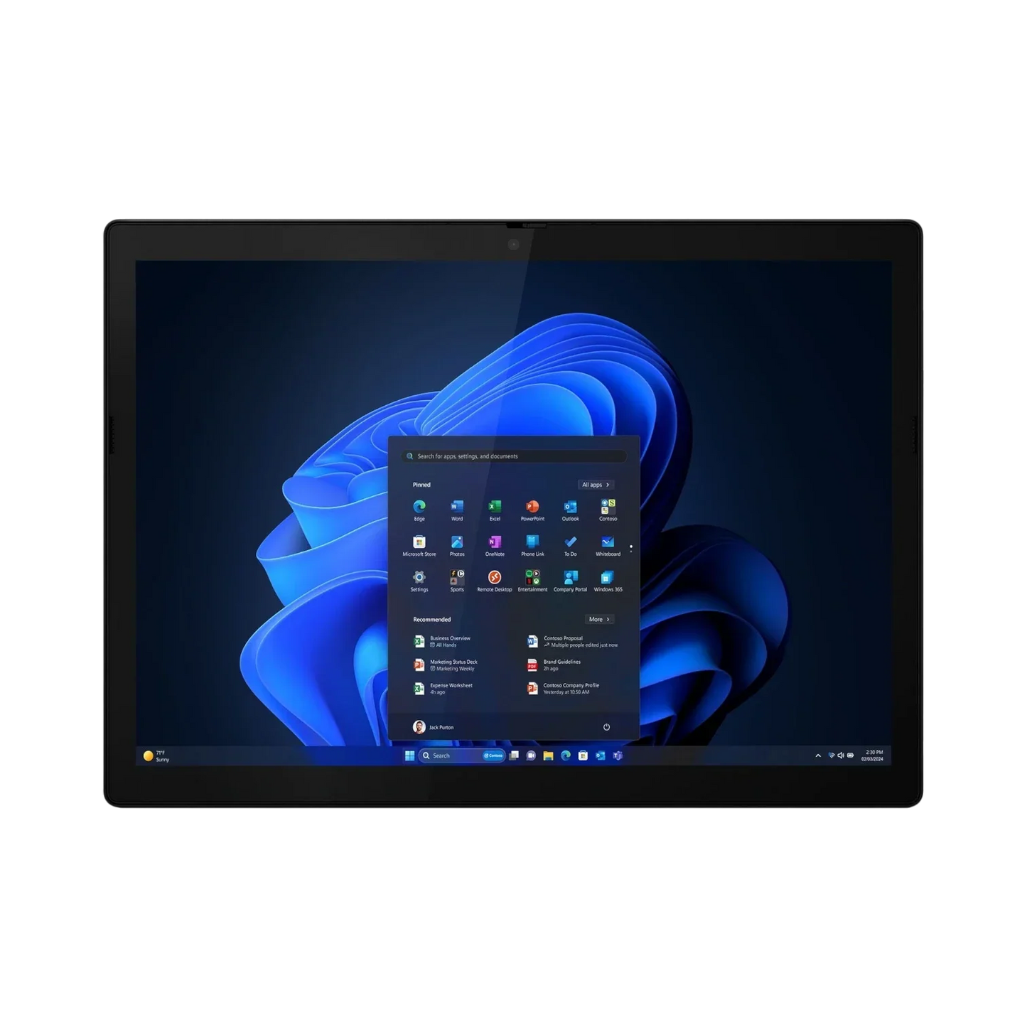 Lenovo ThinkPad X12 Detachable Gen 2 12.3" Multi-Touch 2-in-1 Laptop, Intel Core Ultra 7 164U, 32GB RAM, 512GB SSD