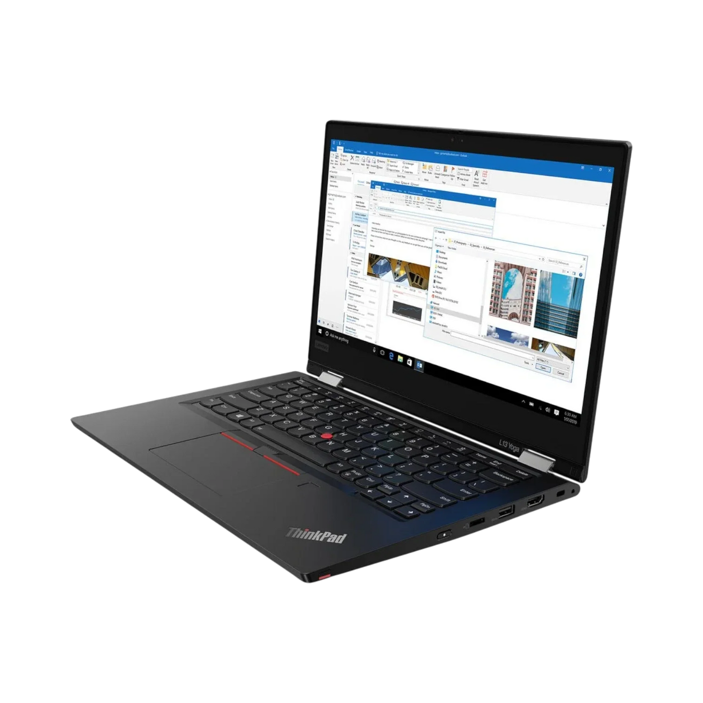 Lenovo ThinkPad L13 Yoga Gen 2 13.3" Multi-Touch 2-in-1 Laptop, Intel Core i7-1165G7, 16GB DDR4 RAM, 512GB SSD (Black)