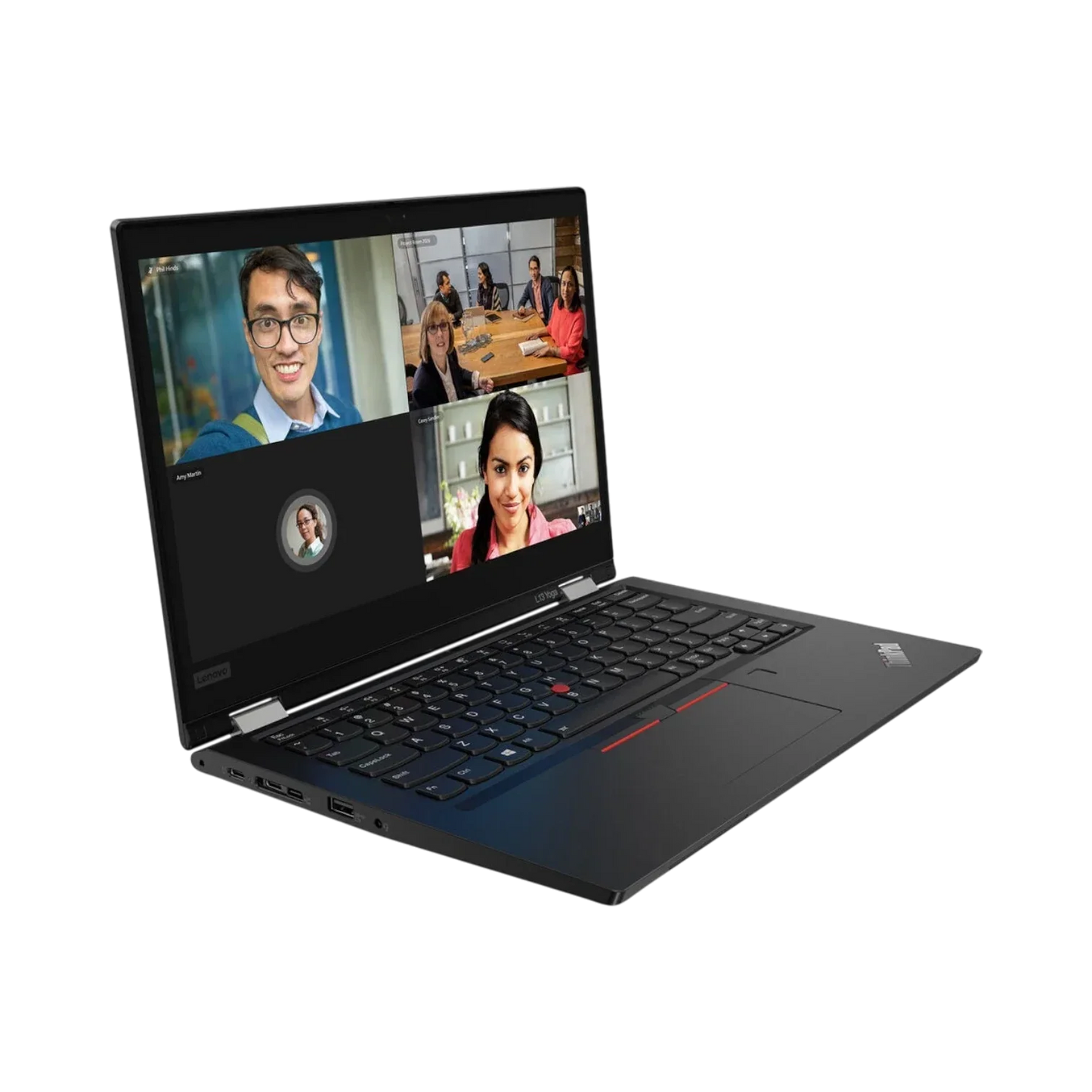 Lenovo ThinkPad L13 Yoga Gen 2 13.3" Multi-Touch 2-in-1 Laptop, Intel Core i7-1165G7, 16GB DDR4 RAM, 512GB SSD (Black)