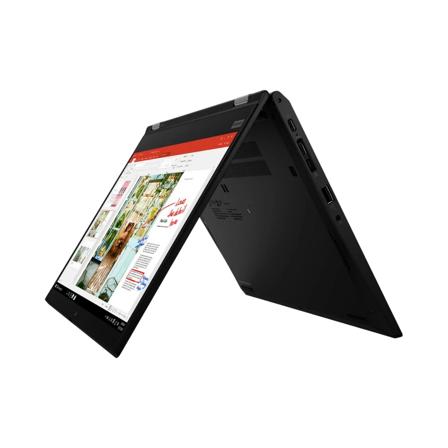 Lenovo ThinkPad L13 Yoga Gen 2 13.3" Multi-Touch 2-in-1 Laptop, Intel Core i7-1165G7, 16GB DDR4 RAM, 512GB SSD (Black)